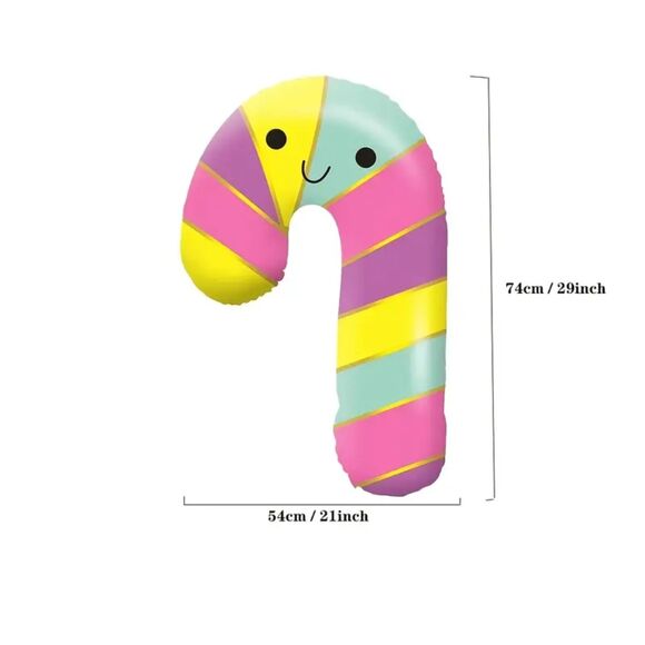 5 Pc. Spring Summer Party Dessert Treats Foil Balloon Birthday Decorations Set - Picture 5 of 6